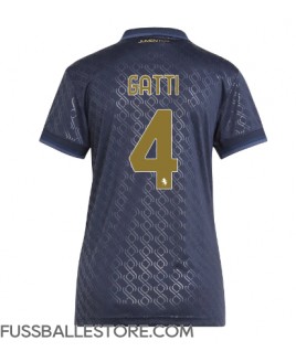 Günstige Juventus Federico Gatti #4 3rd trikot Damen 2024-25 Kurzarm